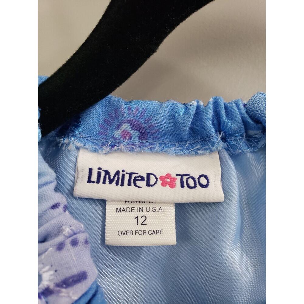 ULTIIMATE Y2k! Vintage Y2K Limited Too paisley floral print party dress Girls 12 - Picture 5 of 8